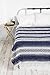 El Molcajete Brand Traditional Mexican Yoga Blanket Serape Grey