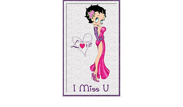Betty Boop enviado con amor I Miss You – Foto Imán para ...