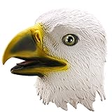Ylovetoys Eagle Halloween Costume Mask Latex Animal Head Mask