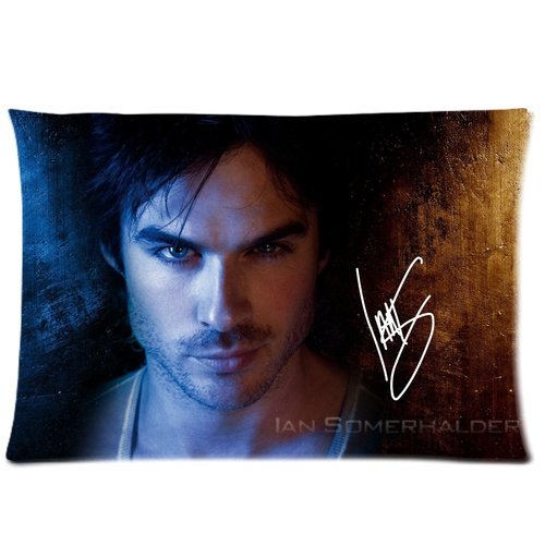 Generic-Custom-Ian-Somerhalder-Damon-Salvatore-The-Vampire-Diaries-Pattern-Pillow-Case-Cover-2030-Two-Sides-by