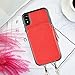 iPhone XR Leather Case, ZVE iPhone XR Zipper Wallet Case with Credit Card Holder Slot Crossbody Chain Handbag Purse Shockproof Protective Case Cover for Apple iPhone XR, 6.1 inch - Red