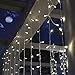 LEORX 300 LED Curtain Lights, 8 Modes Curtain Fairy Lights for New Year Wedding Party Bedroom Garden Patio Outdoor Indoor, White