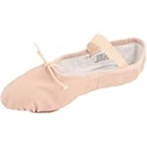 Bloch Girls Girl's Dansoft Ii Leather Split Sole Ballet Shoe/Slipper Dance Shoes, Pink, 11 Little Kid US