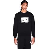 Armani Exchange Men's Box Logo Crewneck Sweatshirt