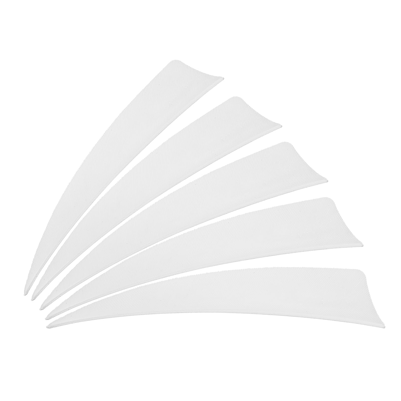 PATIKIL Arrows Vanes 30 Pack 4 Inch Arrow Turkey Feather Fletch Right Wing Fletching White for DIY Target Shooting