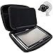 Multi-Compartment Hard Case for 5 & 6- inch Screen GPS from Garmin Dezl 570LMT 580 LMT-S OTR500 OTR610 0TR700 OTR710 Truck GP RV 660LMT DriveSmart 60 61 62 63 65 66 67 68 GPS (Free AIR Vent Mount)