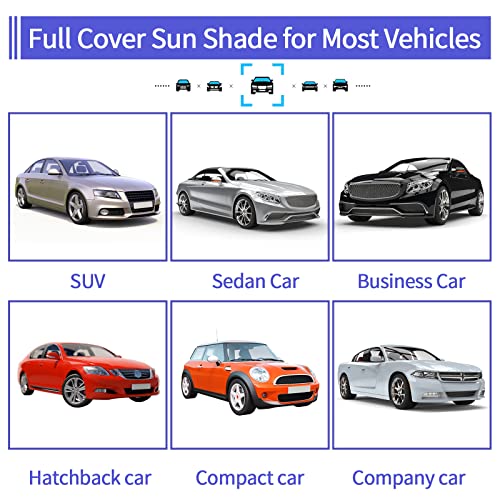 Car Windshield Sun Shade Umbrella for Reflects UV Rays and Heat