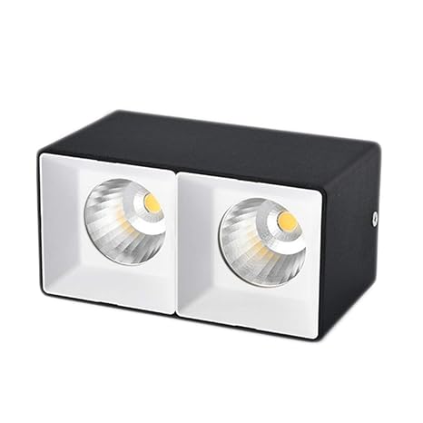 Downlight Superficie montada downlight cuadrado led luz de techo ...