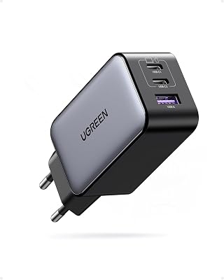 Nexode 65W USB C Ladegerät, 3-Port, GaN Netzteil, PPS Charger 60W