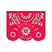 RICO RICO - Plastic Papel Picado 1 Pack, Ideal for a Mexican Fiesta, Cinco de Mayo, Mexican Themed Party and Fiesta Party Decorations,16 Feet Long - 10 Unique Designs.