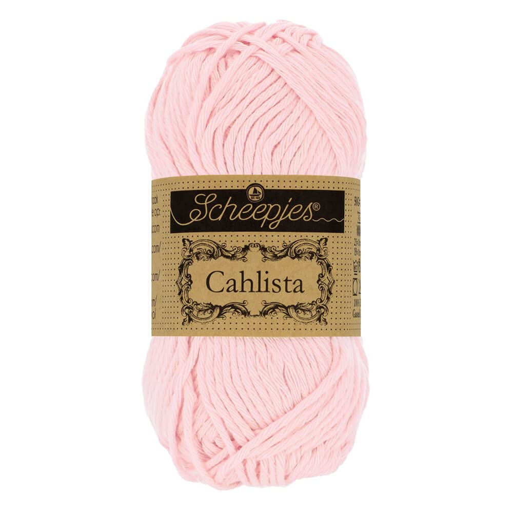Scheepjes - Scheepjes Cahlista 238 Powder Pink Yarn - 1x50g — image 1