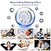 White Noise Machine,Sound Therapy Machine with Featured 9 Scientific Soothing Natural Sounds for Baby and Sleep,Office,Relaxation,3 Timer Options and Green NightLight, Support USB Or Battery Powered