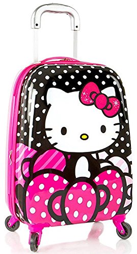Hasbro Hello Kitty Girl s 20" Hardside Spinner Carry On Expandable Luggage