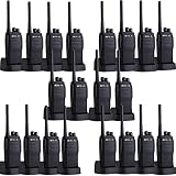 Retevis RT21 2 Way Radios UHF Long Range Two-Way Radios 16CH CTCSS/DCS VOX Scan Squelch Rechargeable Walkie Talkies Adult (20 Pack)
