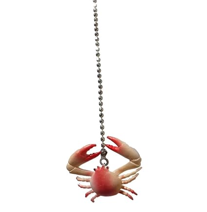 Pull Chain Ornaments Brown Crab Wild Crab Crustacean Ceiling Fan