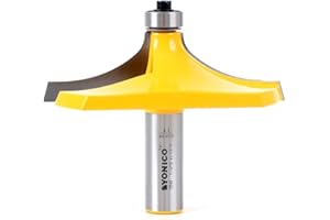 Yonico 13143 1 1 Thumbnail Table Edge Router Bit 1/2-Inch Shank, X-Large