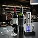 Deik Wine Opener, Electric Wine Opener with Foil Cutter, Bottle Opener for Wine, Stainless Steel, Corkscrew Electric for Rubber/Plastic Corks/Large Format Bottles, Rechargable and Quiet, 110V