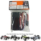 SZJJX Rechargeable Battery 7.4V 1500mAh High Capacity Battery Pack for SZJJX RC Cars 1/12 Scale 4WD High Speed Vehicle 35MPH+ 2.4Ghz Off Road Racing Monster Trucks Buggy with LED Light Vision SJ1513