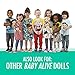 Baby Alive Magical Scoops Baby Doll (African American), Ages 3 and up