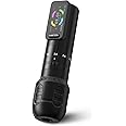 Ambition Seher Wireless Tattoo Machine with 6 Strokes Length 2.2mm-4.2mm Rotary Tattoo Gun Cartridge Pen with 2400mAh Touch Buttons LED Digital Display Coreless Motor for Tattoo Artist