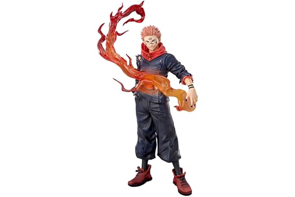 YLEAFUN JJK Anime Figure Itadori Yuji Figure Statues, 21cm | Ryomen Sukuna Collectibles Action Figure , Anime Character Model