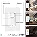 Eoce Smart Light Switch, Smart Switch with Motion Sensor, 10A Wifi Motion Light Switch, Compatible with Alexa, Google Home and IFTTT, Remote Control, Timer, Easy and Safe-install, FCC Listed