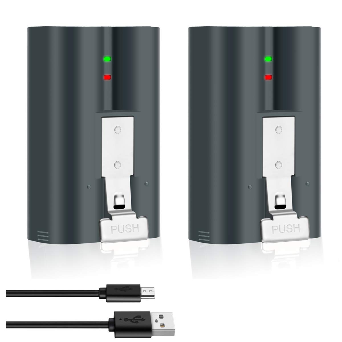 COOLSHOW Video Rechargeable Battery 2 Packs 7000mAh Replacement for Video Doorbell 2,Doorbell 3, Spotlight Cam,Video Door view Cam and Stick Up Cam