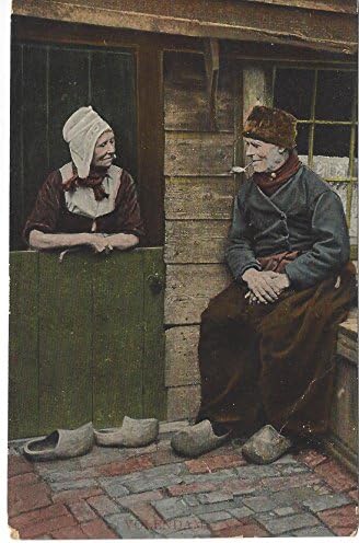 1910 Vintage Postcard - Traditional Dress - Holland - The Netherlands