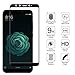 Orzero (2 Pack) for Xiaomi Mi 6X, Xiaomi Mi A2 Tempered Glass Screen Protector, 2.5D Arc Edges 9 Hardness HD Anti-Scratch Full-Coverage (Lifetime Replacement)
