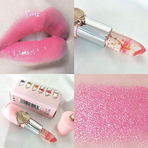 6Pcs/Set Crystal Lipstick Color Change Lip Gloss Color Changing Waterproof Temperature Changes