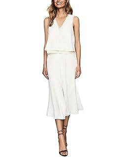 reiss marling dress ivory