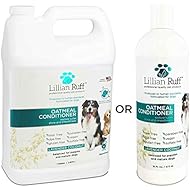 Lillian Ruff Dog Oatmeal Conditioner - Safe for Cats - Lavender Coconut Scent for Itchy Dry Skin with Aloe - Soothe Skin Irritation and Relieve itching
