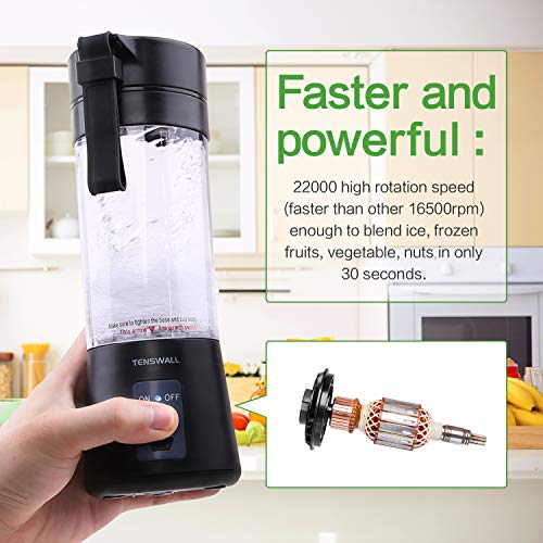 Portable Blender, Personal Size Blender Shakes and Smoothies Mini