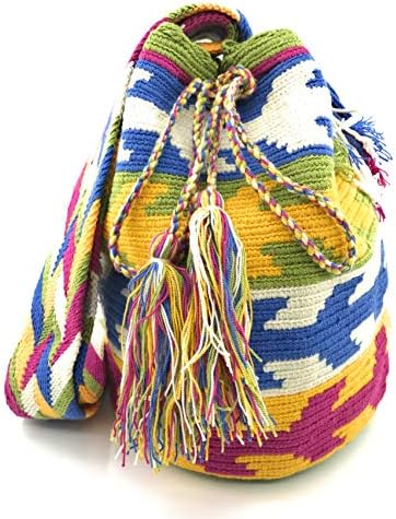 Wayuu Backpack, Handmade Colombian Handbags, both for women and men.
