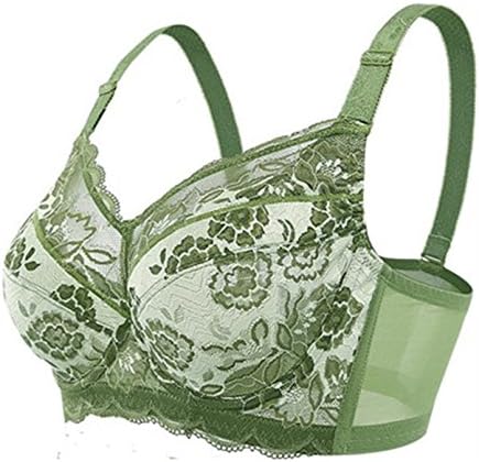 Women's Big Size Full Coverage Non-Padded Underwire Unlined Thin Bra 34-48 B-H