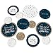 Big Dot of Happiness Twinkle Twinkle Little Star - Baby Shower or Birthday Party Giant Circle Confetti - Party Decorations - Large Confetti 27 Count