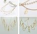 YallFF gold head chain jewelry for women gypsy bollywood halloween indian headband hair headpiece