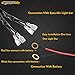Remote Control Wiring Harness,Eyourlife 10ft 75W LED Light Bar Wiring Harness Kit Wireless Strobe Switch Universal Fit For Driving Light Fog Light Work Light Off Road SUV ATV Jeep (2 LEAD)