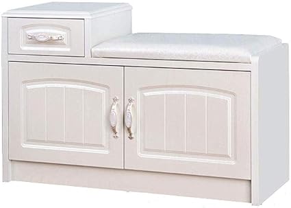 CYGJLYZ Speicherbänke Aufbewahrungsbank 2-Tier mit Schublade