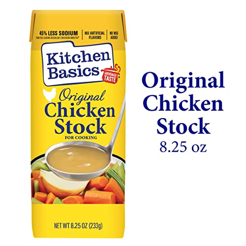 Kitchen Basics Original Chicken Stock, 8.25 oz Carton, (Pack of 12