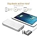 Merope 50000M Power Bank External Battery Portable Charger 20000mAh for iPhoneX 8 7 6s 6,iPad and More(White)