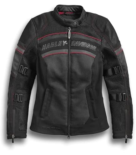 Amazon.com: Harley-Davidson Women's Logo Leather Sleeve Denim