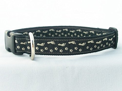 3/4" Best Friends Black Small Hemp Collar