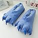MizHome Unisex Soft Paw Claw Home Slippers Animal Costume Shoes Blue L