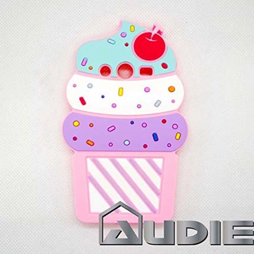 audie® Cartoon Ice Gream 3D ice cream Soft Silicone back case cover For Smart Mobile Phones(Samsung Galaxy Avant G386T)