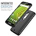 Droid Maxx 2 Case, MoKo [Shock Absorption] Slim Dual Layer Protective Case with Soft Silicone Bumper and Rigid PC Back Cover for Motorola Droid Maxx 2 / Moto X Play - Black