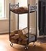 Plow & Hearth Compact Log Rack, Cast Iron with Scrollwork Design, in Black primary