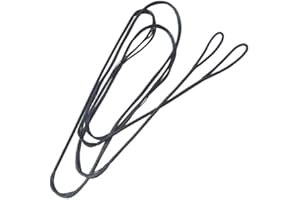 Black Dacron Bowstring 44 to 66 inch Replacement Bow String 12 to 18 Strands Strings for Recurve Bow