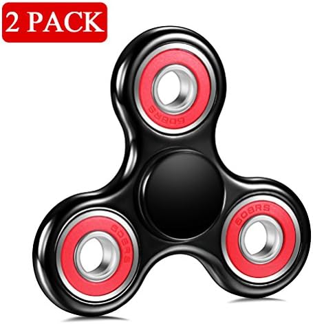[2-Pack] Hand Spinner, VINSO TECH Hand Spinner Stress Reducer Fast Bearing - Perfect For ADD, ADHD, Anxiety, and Autism Adult Children