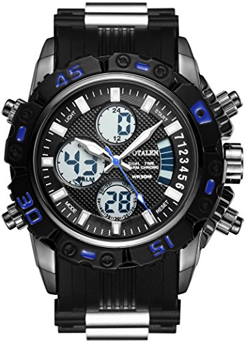 watch with digital and analog display